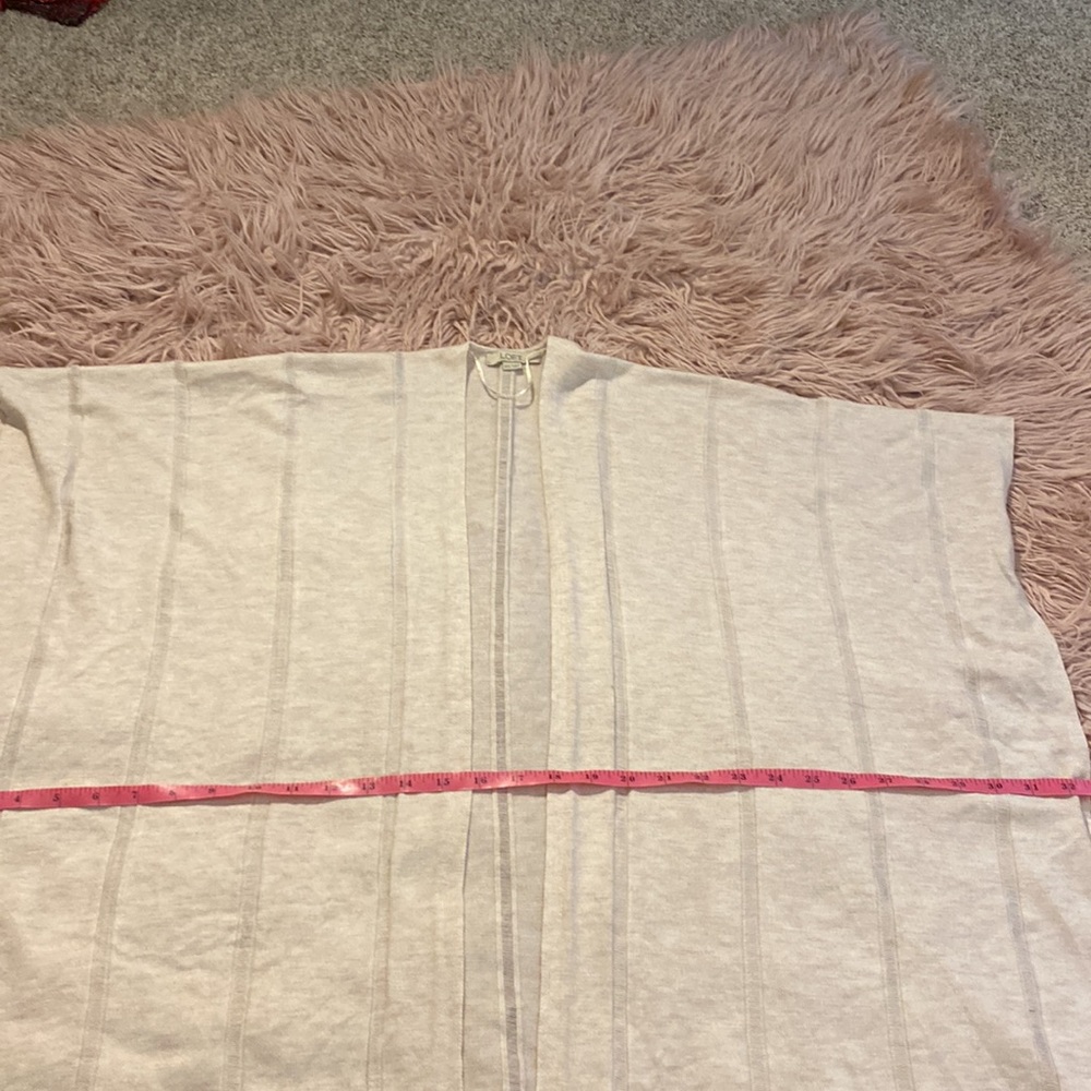 Loft Wide Ribbed Wrap/Kimono - Picture 8 of 10